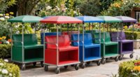 top rolling garden carts