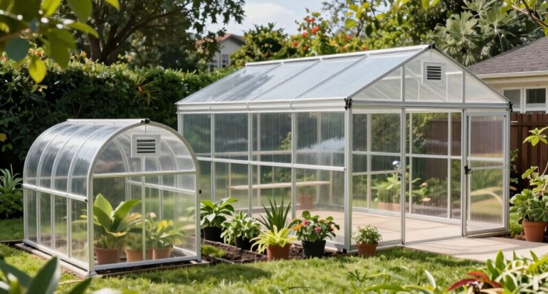 top small backyard greenhouse kits