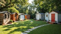 top small yard garden sheds
