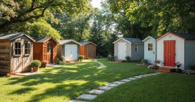 top small yard garden sheds