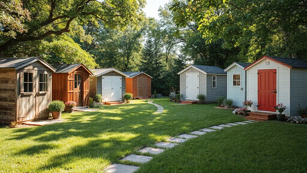 top small yard garden sheds