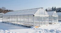 top snow load polycarbonate greenhouses