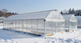 top snow load polycarbonate greenhouses