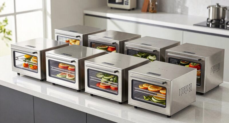 top stainless steel food dehydrators