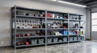 top steel garage shelves