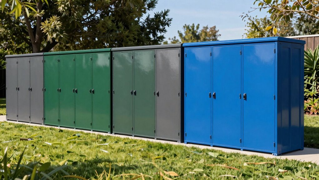 top waterproof outdoor storage cabinets