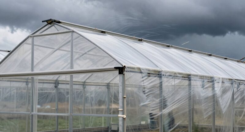 top wind resistant greenhouse covers