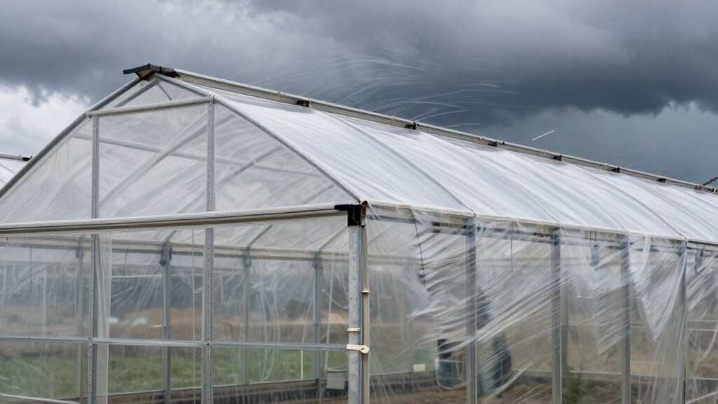 top wind resistant greenhouse covers