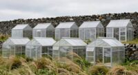 top wind resistant lean to greenhouses