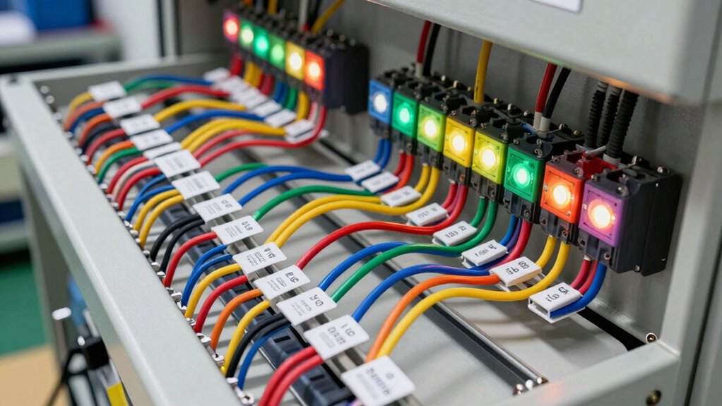 use clear color labels