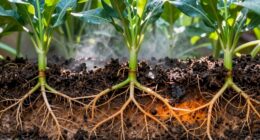 warm roots cooler air