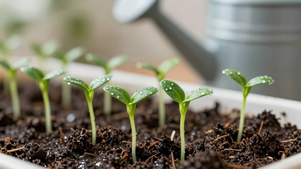 water carefully prevent damping off