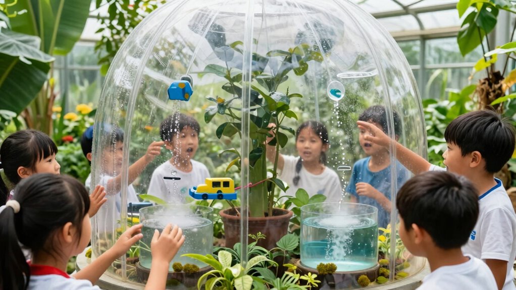 water cycle demonstration activity