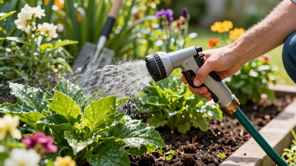 water deeply for healthy roots