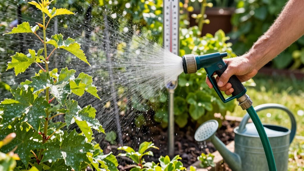water plants regularly during summer