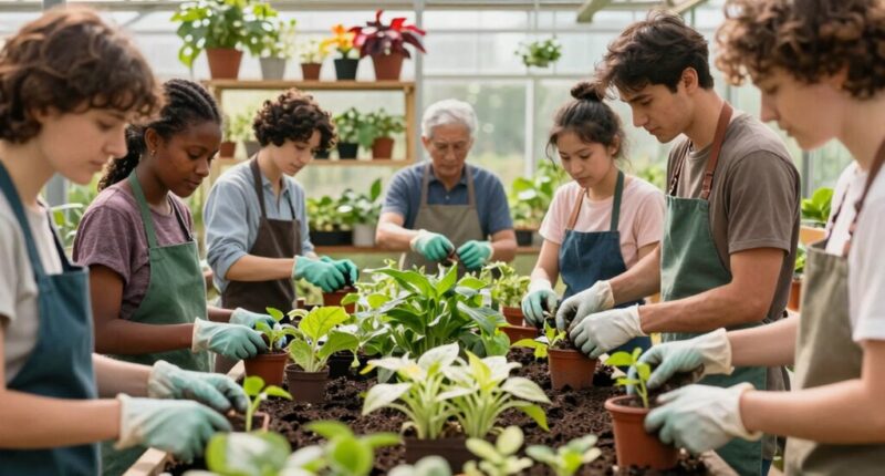 weekend greenhouse skill building community