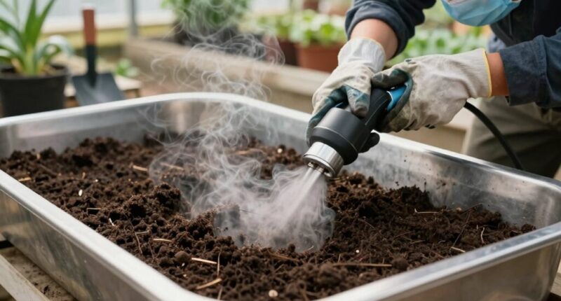 when to sterilize soil