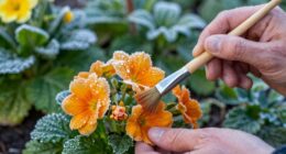 winter bloom pollination trick
