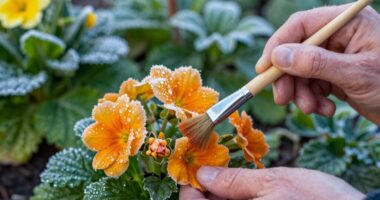 winter bloom pollination trick