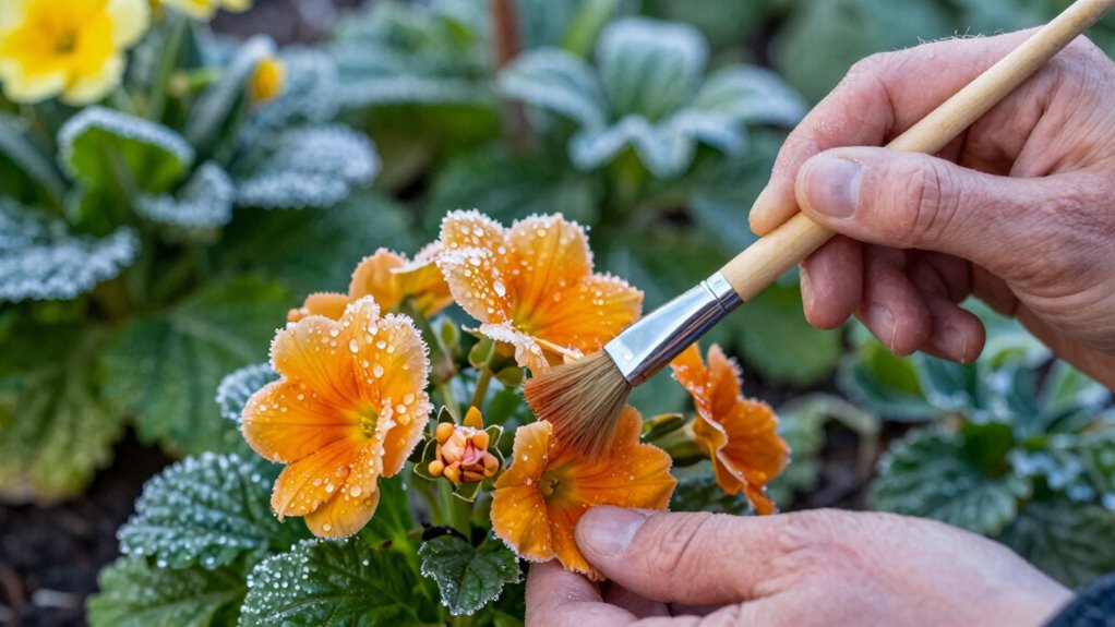 winter bloom pollination trick