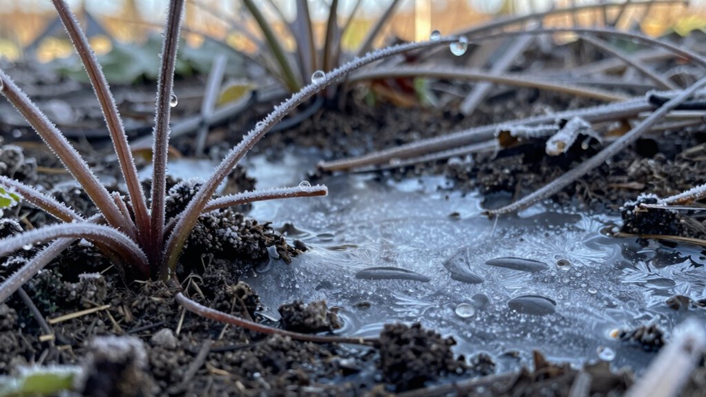 winter evaporation depends on sunlight