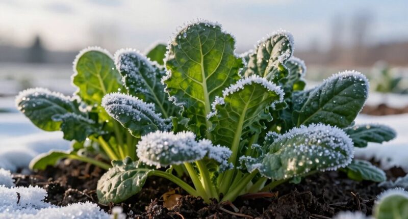 winter greenhouse harvest technique