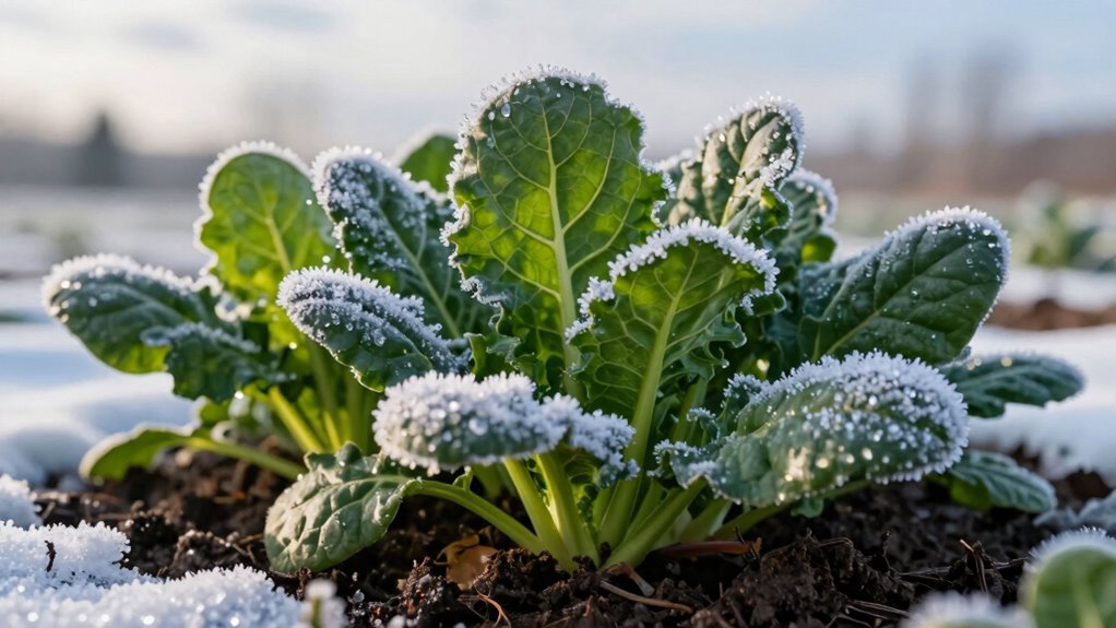 winter greenhouse harvest technique