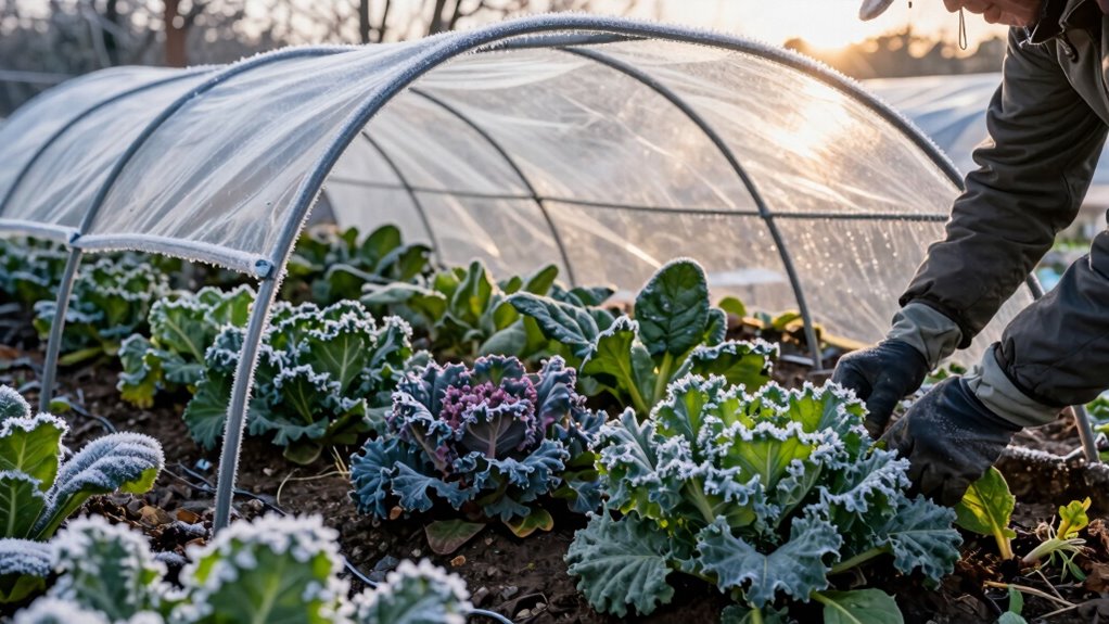 winter greens cultivation challenges