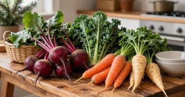 winter harvest sustainable meal