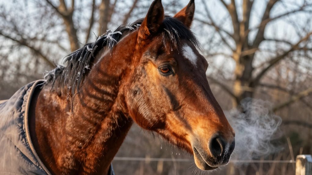 winter horse health monitoring