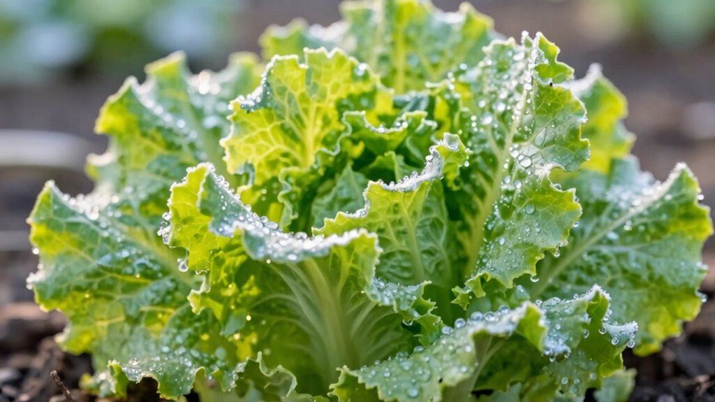winter lettuce crispness technique