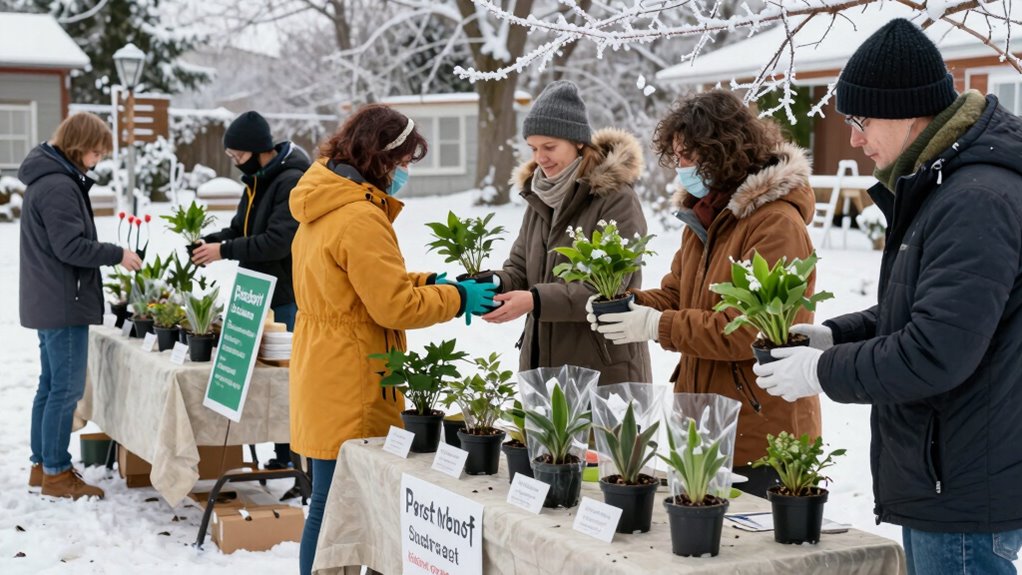 winter plant exchange safety