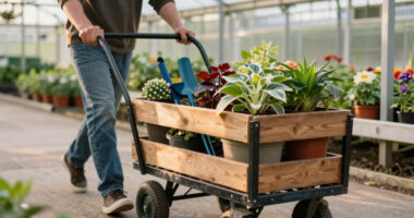 9 Best Rolling Garden Carts for Greenhouse Work in 2026