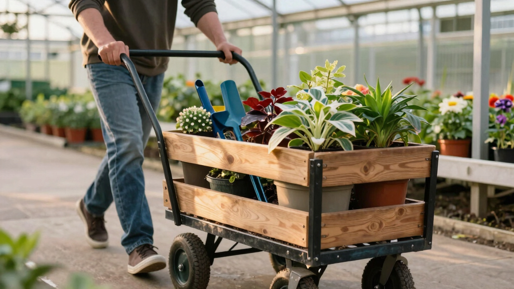 9 Best Rolling Garden Carts for Greenhouse Work in 2026