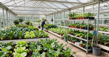 assess greenhouse size needs