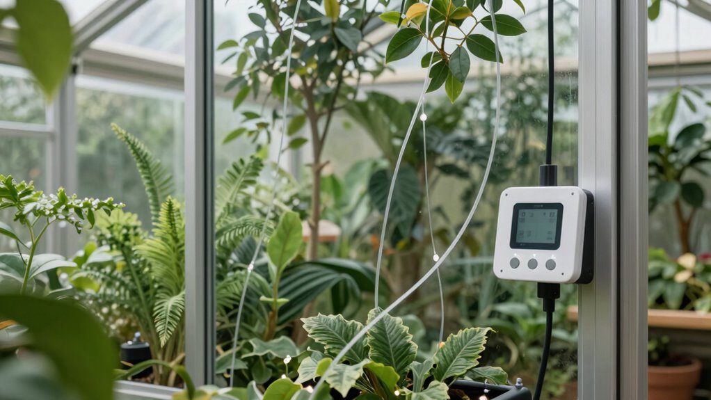 automated greenhouse plant care