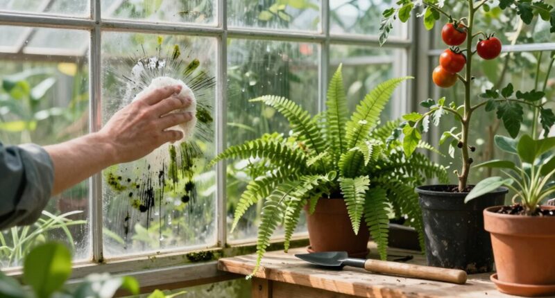 clean greenhouse for control