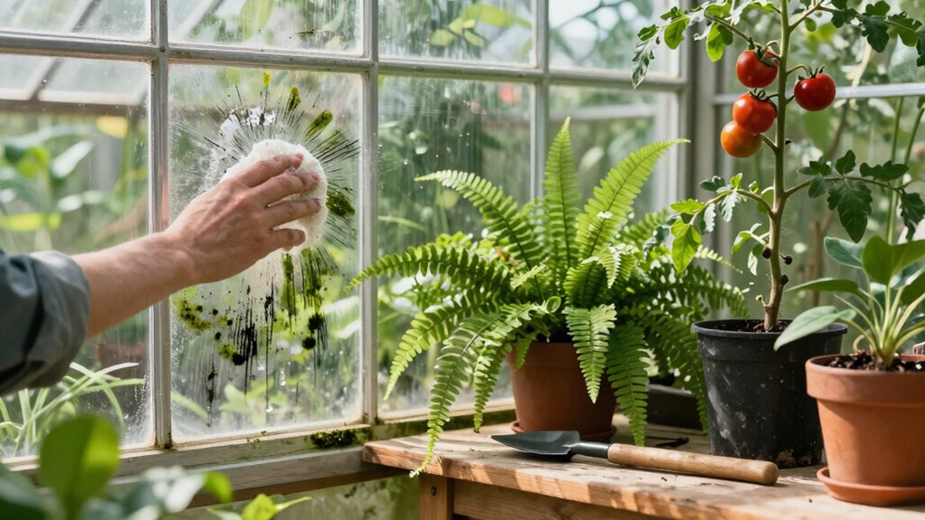 clean greenhouse for control
