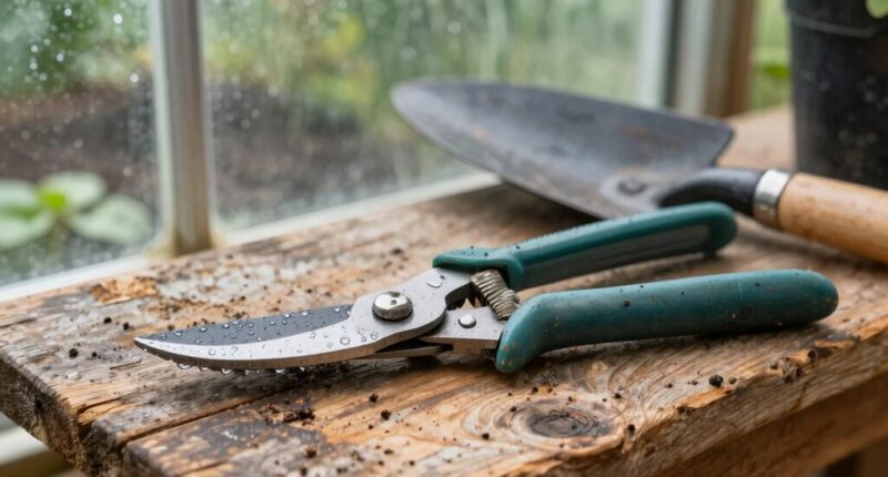 clean tools for healthy plants