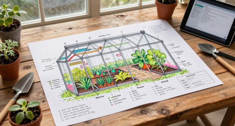 comprehensive beginner greenhouse blueprint