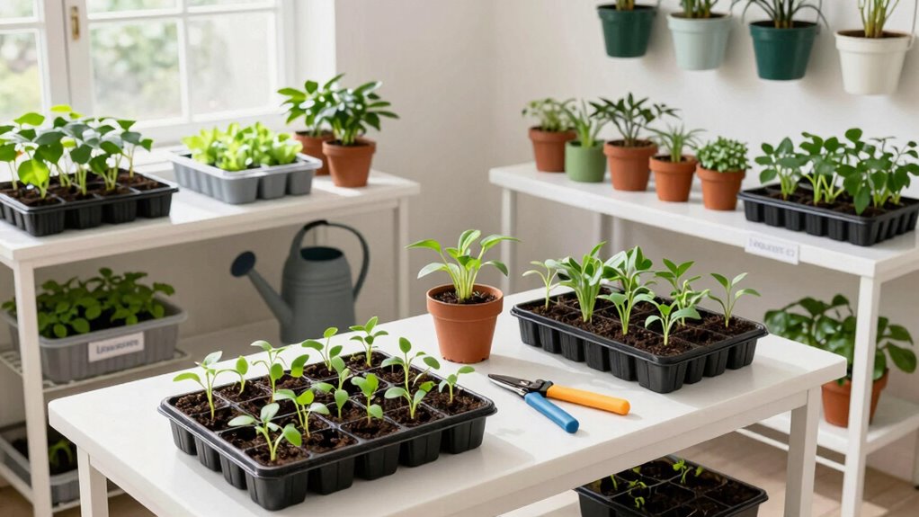 consistent care promotes thriving plants