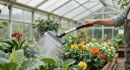 consistent greenhouse cleaning schedule