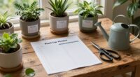 consistent weekly plant maintenance