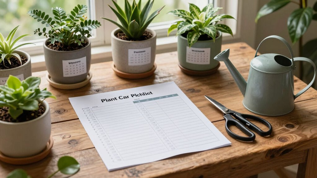 consistent weekly plant maintenance
