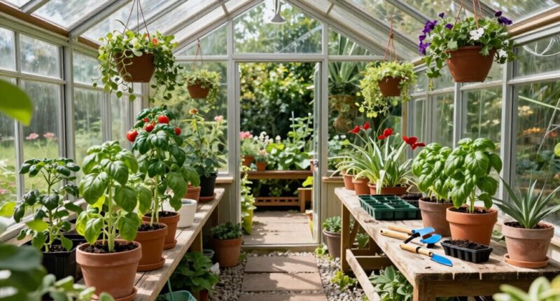 custom greenhouse for gardening