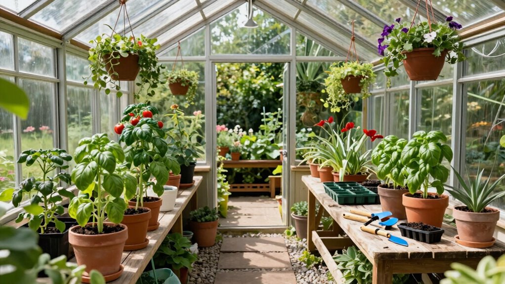 custom greenhouse for gardening