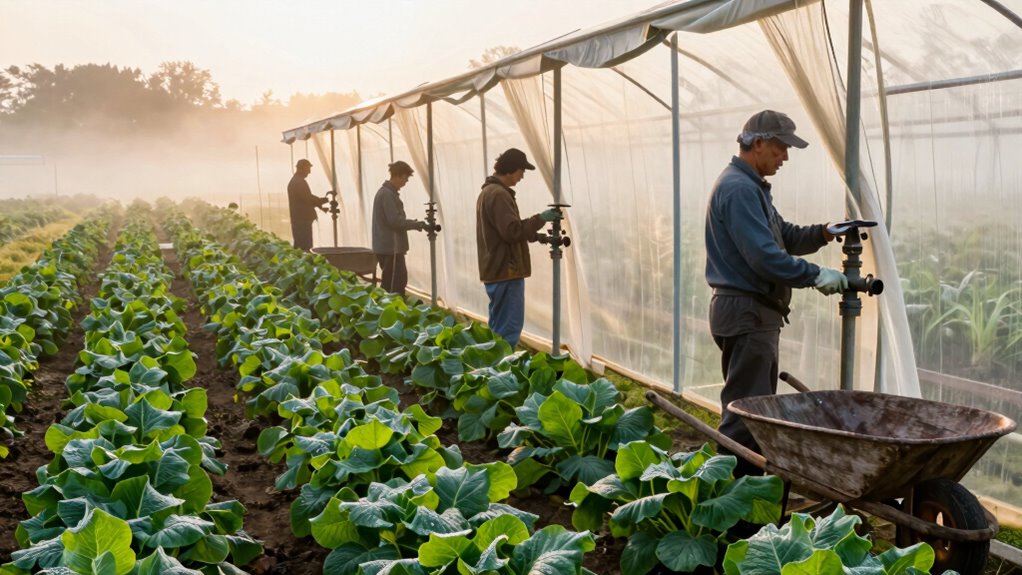 daily weather driven crop management