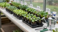 efficient greenhouse bench design