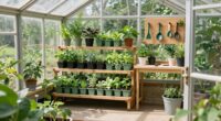 efficient small greenhouse setup