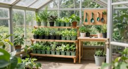efficient small greenhouse setup